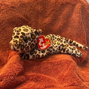 Ty Beanie Babies - Freckles the Leopard - Retired 1996 plush toy w/tags